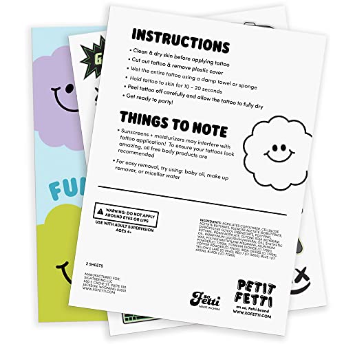 xo, Fetti Video Game Party Supplies Temporary Tattoos - 40 Glow in the Dark Styles | Videogame Birthday Favors, Decorations, Controller, Computer Keyboard, Gamer, Arcade