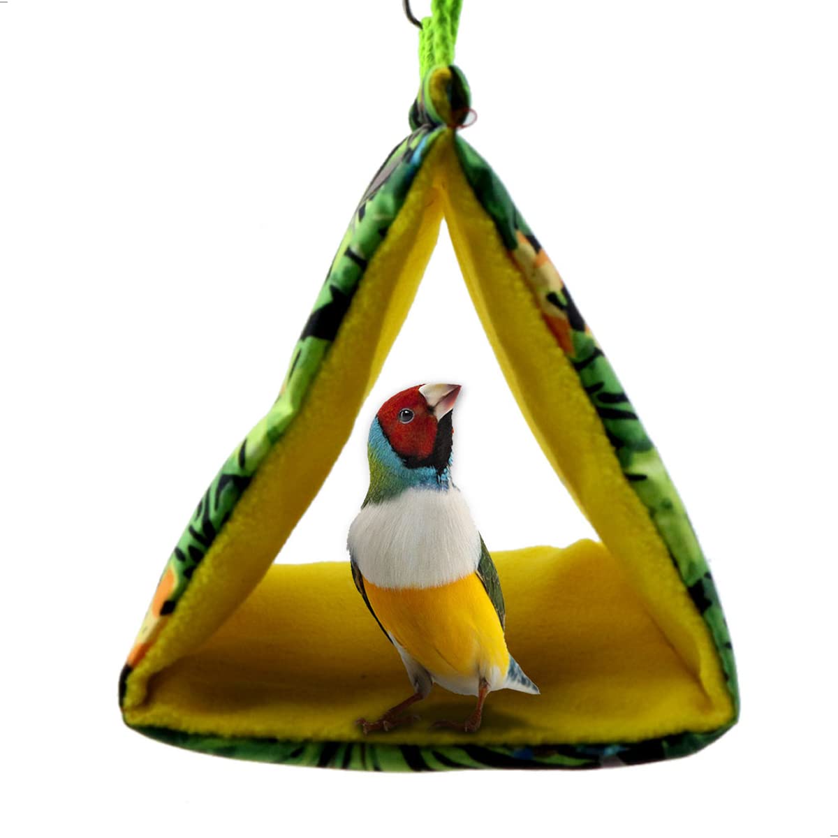 Hamac d'oiseau Tente à suspendre - pour cage de nid d'oiseau Jouet pour petits animaux de compagnie Hamac perroquet perruche Myna Pigeon perche perche perche perche inséparable