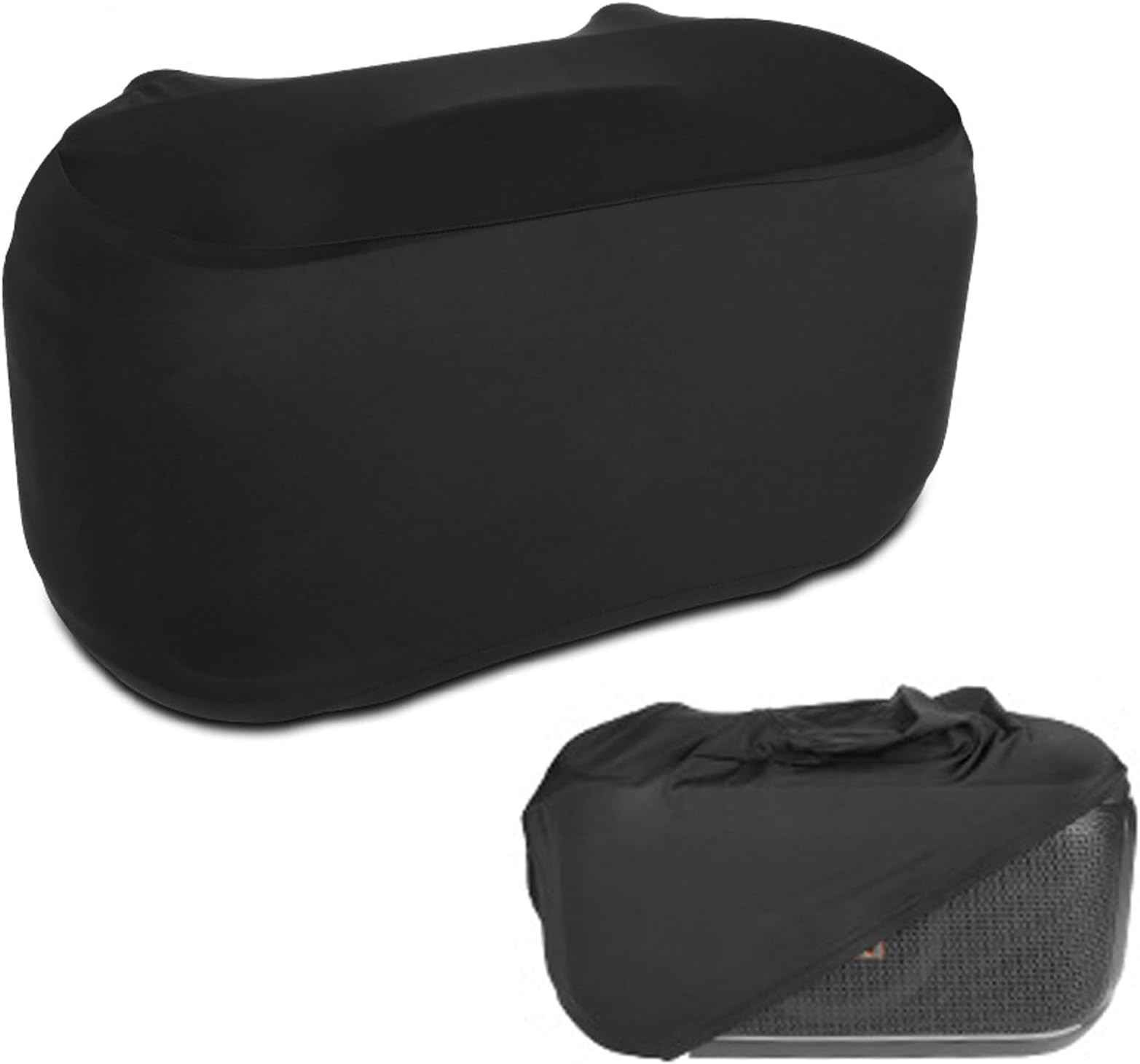 Speaker Dust Cover Protective Case Compatible with JBL PartyBox On The Go/Go 2 Portable Party Speaker, Soft Stretch Cover Dust Case Protective Sleeve with Elastic Band Accessories