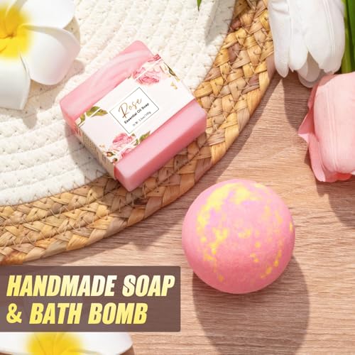 Birthday-Gifts-for-Women-Self-Care-Gifts-Get-Well-Soon-Gifts-Rose-Relaxing-Spa-Gifts-Basket-Care-Package-w-Luxury-Flannel-Blanket-40-oz-Tumbler-Easter-Gifts-for-Her-Wife-Mom-Girlfriends-Sister Birthday Gifts for Women Self Care Gifts Get Well Soon Gifts Rose Relaxing Spa Gifts Basket Care Package w Luxury Flannel Blanket 40 oz Tumbler Easter Gifts for Her Wife Mom Girlfriends Sister