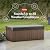Keter Darwin 100 Gallon Resin Large Deck Box - Organization and Storage for Patio Furniture, Outdoor Cushions, Garden Tools and Pool Gear