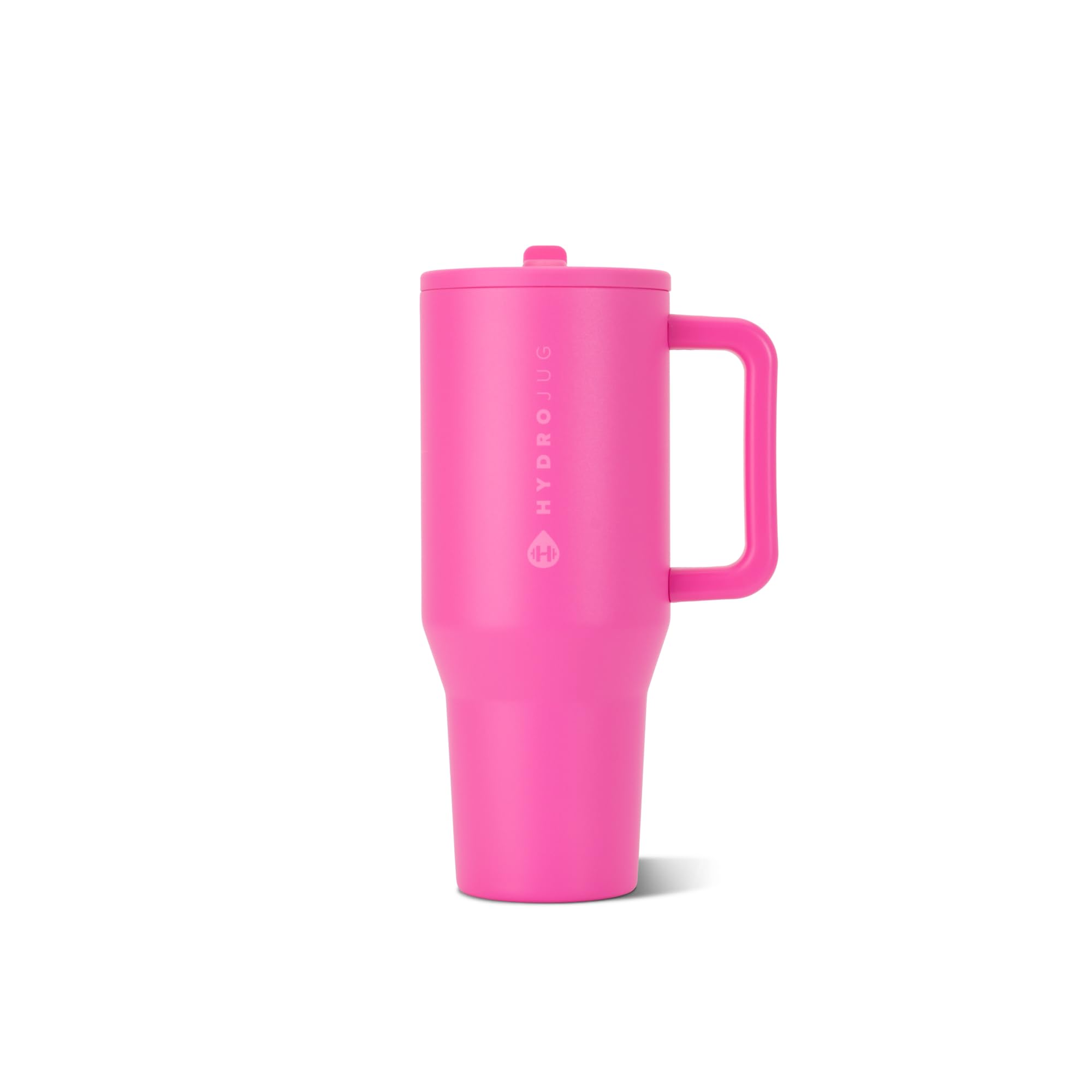 HydroJug Traveler 32oz, Insulated Tumbler with Handle & Straw, Razzle