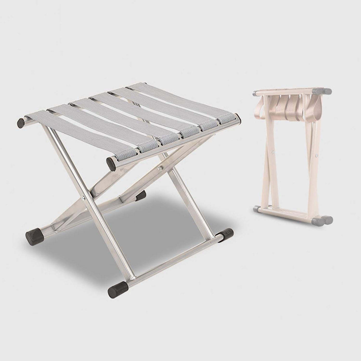 Sedia da Campeggio Pieghevole, Sedia Pieghevole da Spiaggia Multiuso Portatile for Esterni, Sgabello Pieghevole,