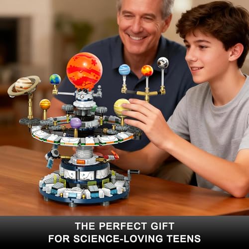 Loyratche Rotatable Solar System Building Set, Space Exploration Building Blocks Set, Solar System Toys for Birthday for Teens Ages 12-14+ (963pcs) by Loyratche - Used condition - US$33.54