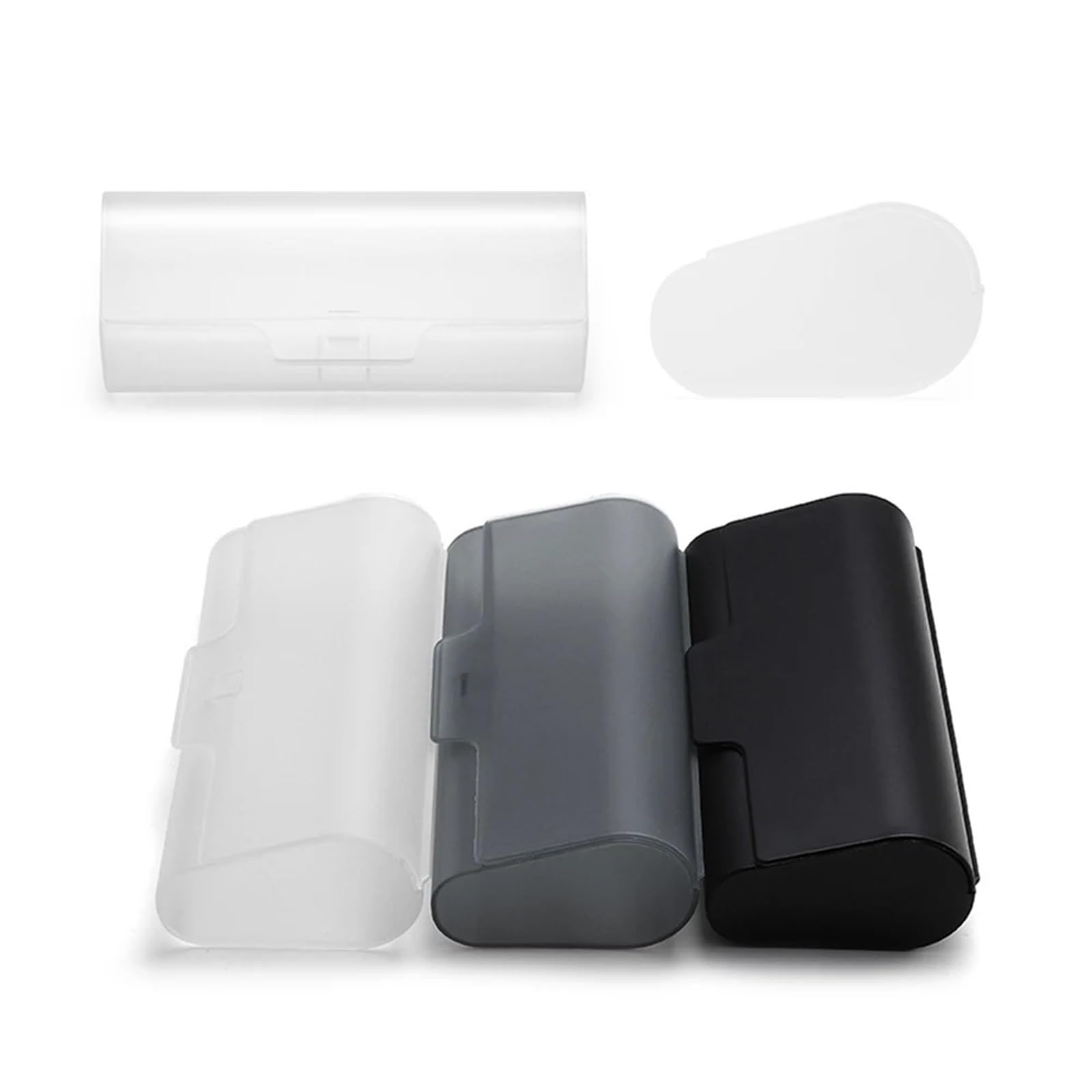 Etuis à Lunettes 2 pièces étui à lunettes for femmes boîte à lunettes en plastique dur hommes femmes boîte à lunettes étui à lunettes étui à lunettes de lecture étuis de protection de lunettes Avec Do