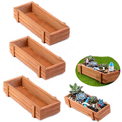 Caja de madera de semillas de plantas, interior exterior para cocina jardín hierbas/Flores Macetero