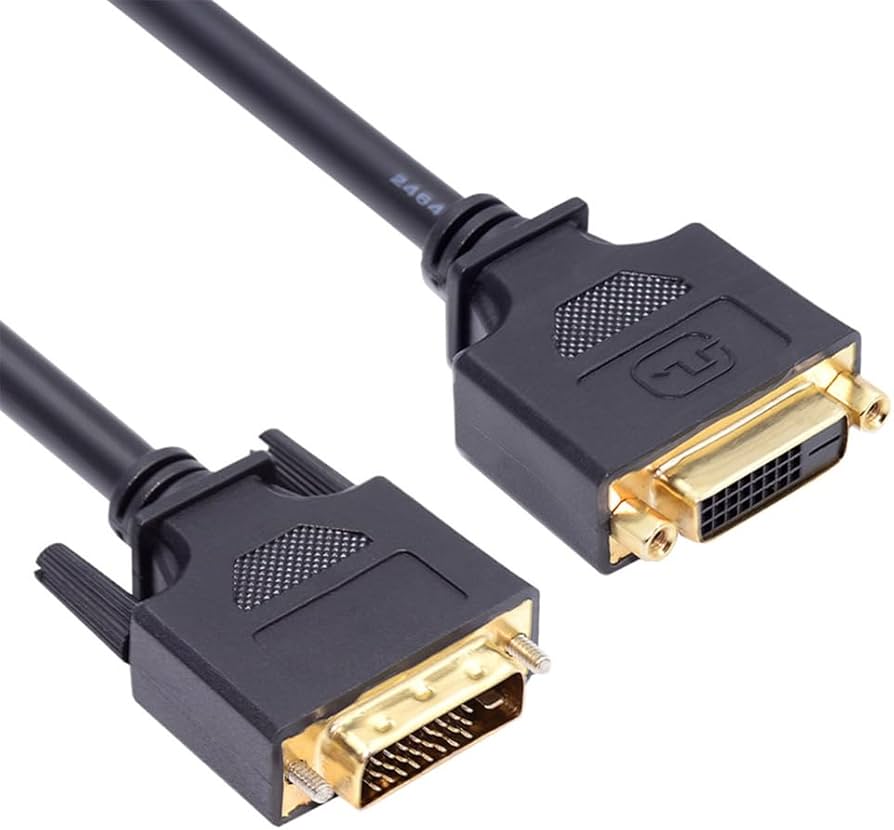 Amazon.co.jp: cablecc DVI - DVI 24+1 フルピン配列オス-メス延長