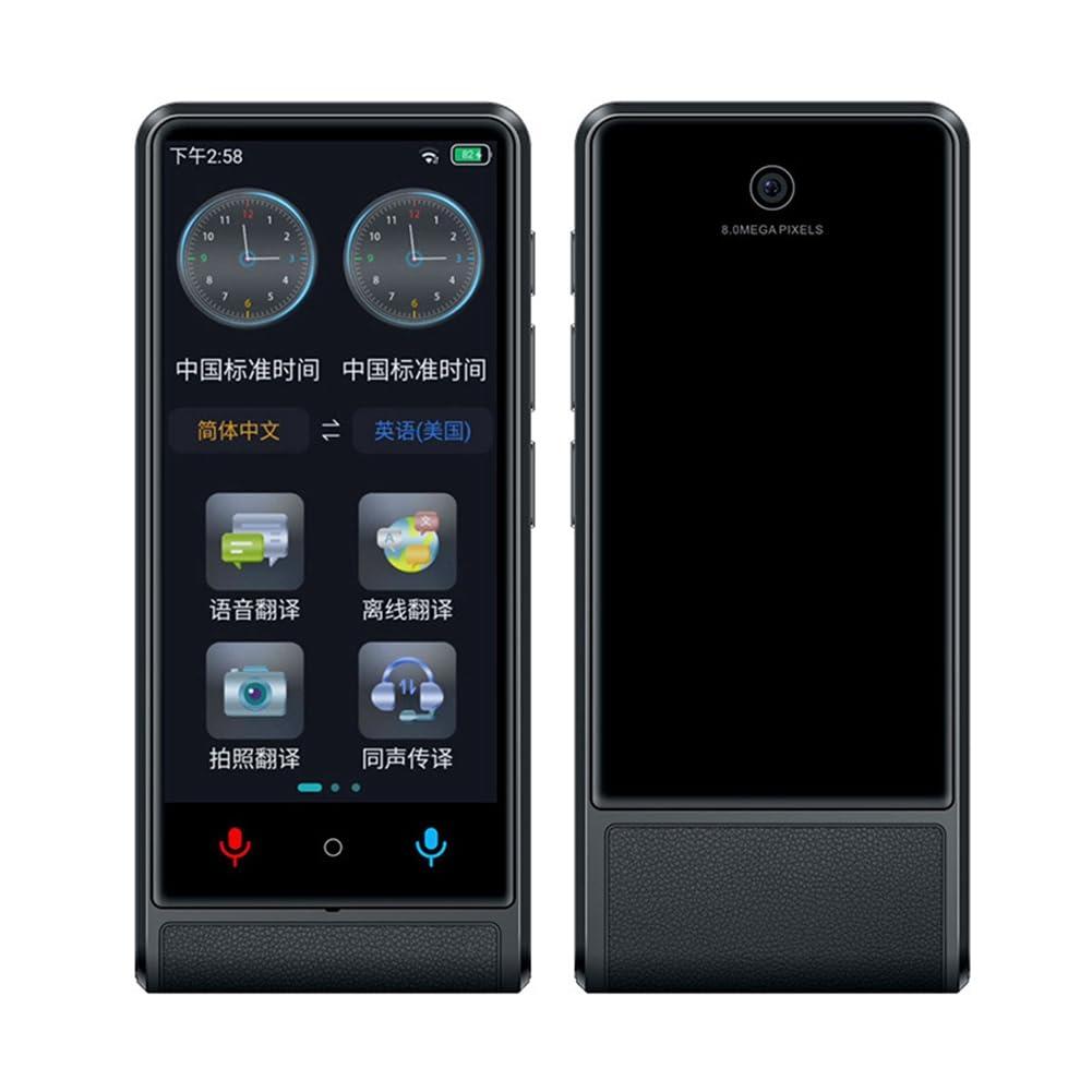 Dispositif de Traduction Vocale Intelligent 138 Langues Traduction en Temps Réel Portable Traduction Instantanée pour les Voyages, les Affaires et les Études.