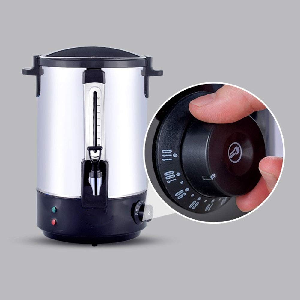 Elektrischer Getränkespender, Wasserkocher aus Edelstahl, gewerbliche Kaffeemaschine, Wasserkocher mit Kontrollleuchte für Getränke – ideal für Partys
