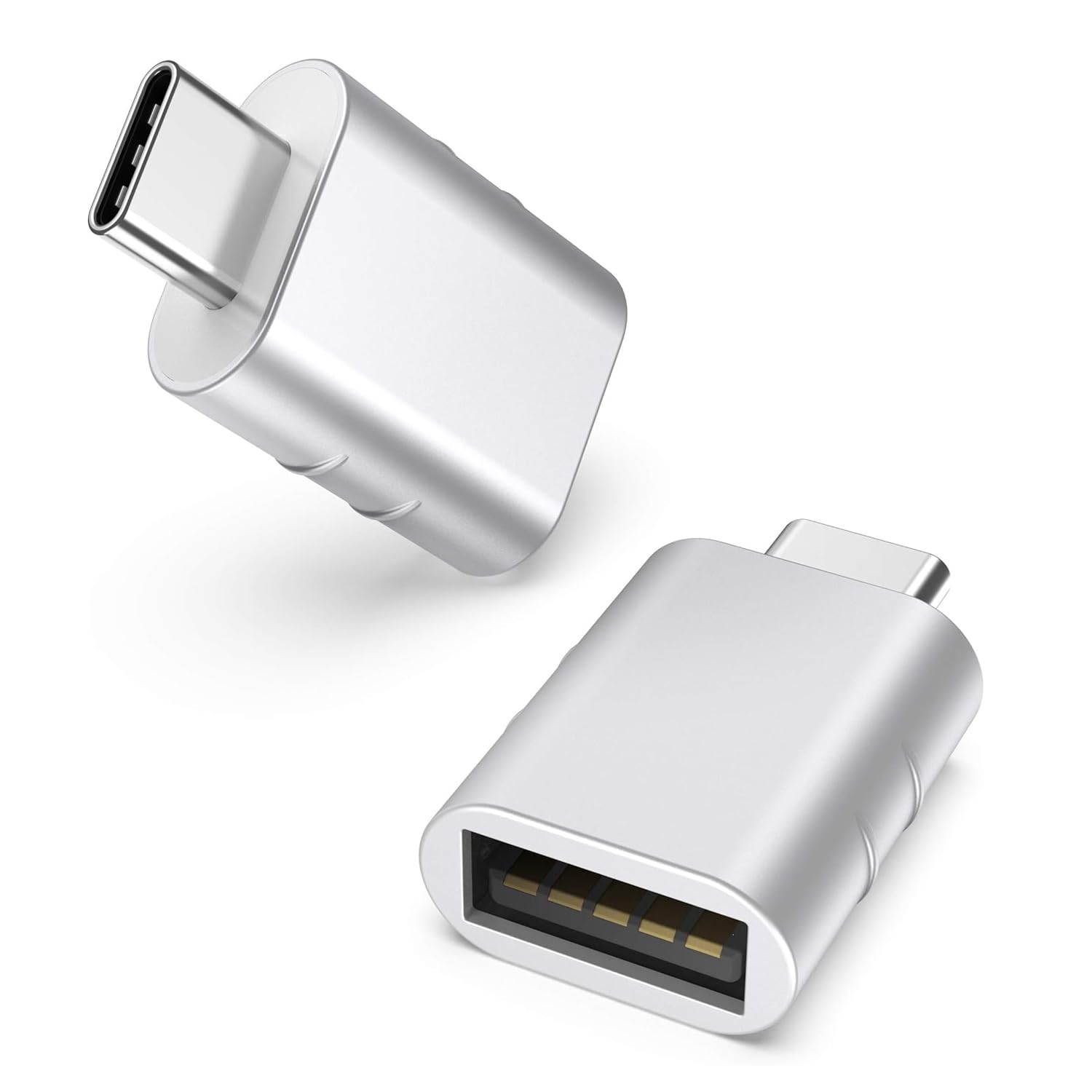 CASOSHIELD USB to USB C Adapter 10Gbps [2 Pack] USB C to USB Adapter USB C 3.2 Gen 2 Male to USB A Female Connector Compatible with iPhone 15 Pro/MacBook Pro/Air/iPad Pro,Thunderbolt 4/3 (Silver) (B0CWV71LRV) Amazon Price History, Amazon Price Tracker