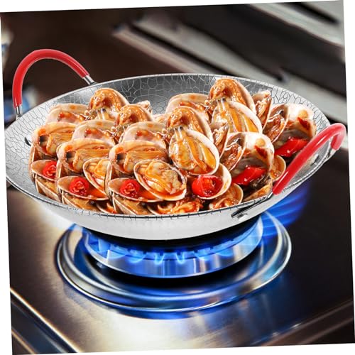 Wok de acero inoxidable VICASKY con doble asa miniatura 7