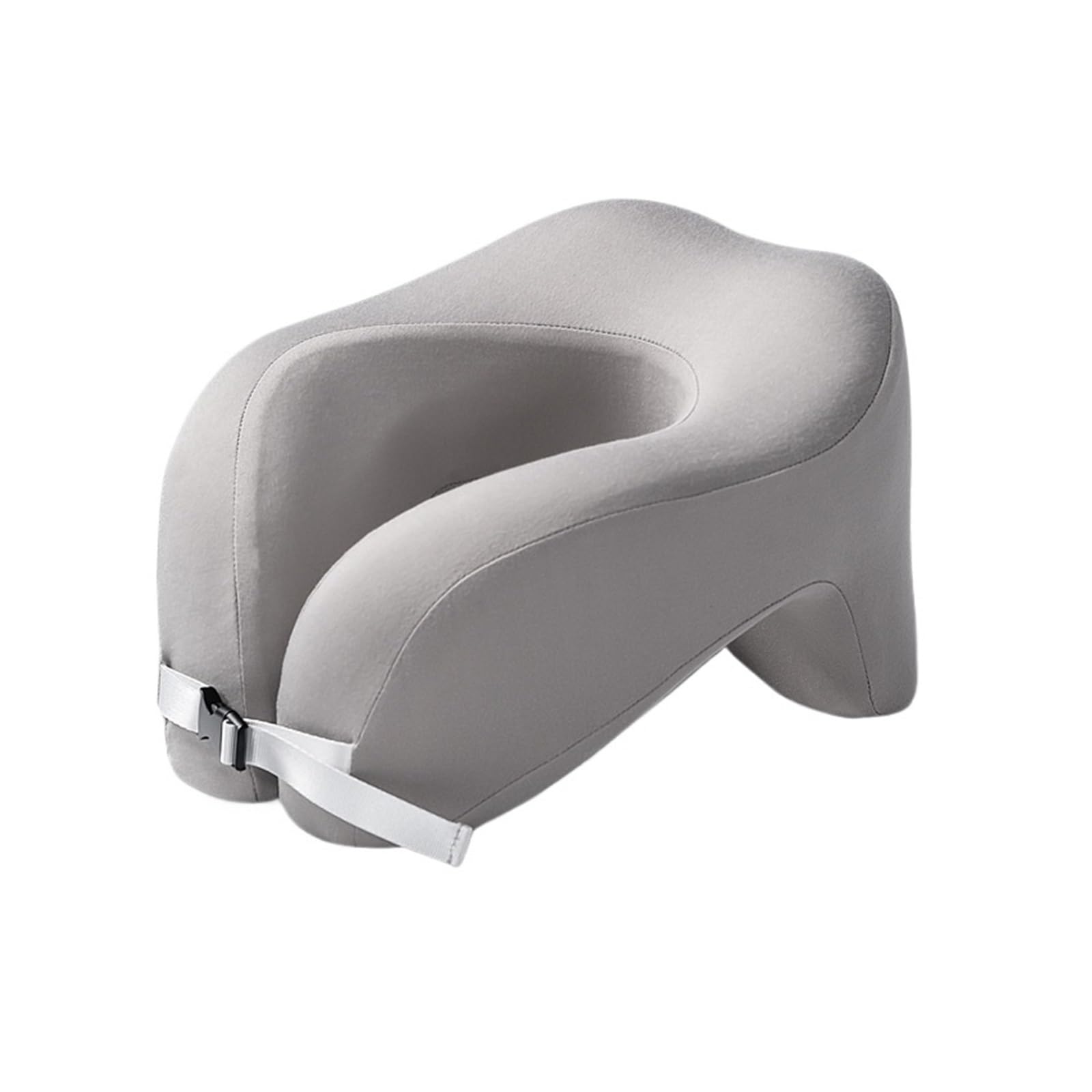 WWYYZAYC Travel Pillow For Airplane Office Nap Cervical Pillows Flight Sleeping Head Neck Support(Grey)