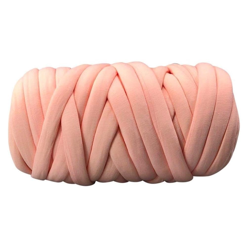 Dicke Wolle Zum Häkeln 1000g Super Chunky Strickdecke Garn Veganer Zopf Weiche Decke Garnarm Strick Teppich Teppiche Decke Decke Garn(Light pink)