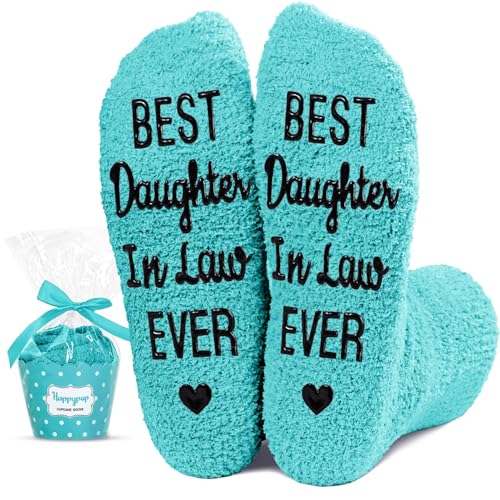 HAPPYPOP Mothers Day Gifts Socks - Gifts from Mother in Law, Unique Daughter in Law...