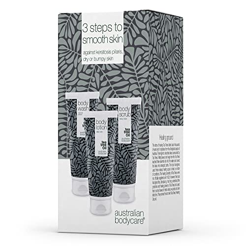 Smooth Skin Kit for Keratosis Pilaris and Dry/Bumpy Skin, Body Wash, Scrub & Lotion Set for Soft Radiant Skin, Exfoliating