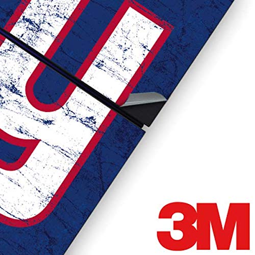 Skinit Decal Gaming Skin Compatible with PS4 Console and Controller Bundle - Officially Licensed NFL New York Giants Distressed Design