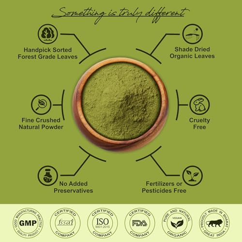 Image of IYUSH Herbal Ayurveda Senna Powder - 400gm | Sanay Patti Powder | Nilavarai Powder Organic | Sonamukhi Powder | Sanay Leaves | Sanay Powder | Sanay Leaves Powder | Sana Leaf Powder |
