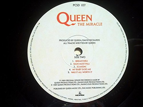 MIRACLE LP UK PARLOPHONE 1989