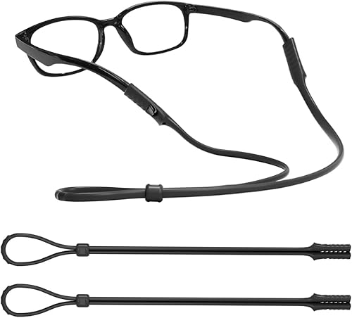 A'ceisme Correa para gafas, soporte para correa de anteojos para deportes, correa de silicona para gafas de sol para hombres, mujeres y niños,