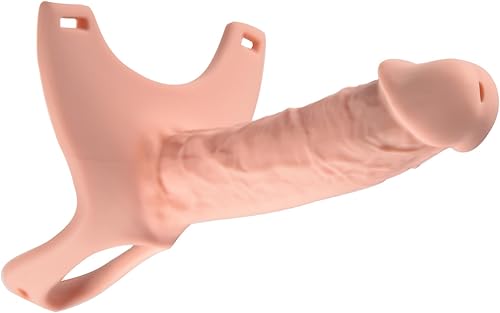 Miniatura 3 de Extensor de arnés hueco ajustable con correa para pene más grande, funda para consolador, extensión de pene aumenta el tamaño y la fuerza, juguete