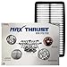 Spearhead MAX THRUST Performance Engine Air Filter For Low & High Mileage Vehicles - Increases Power & Improves Acceleration (MT-061)