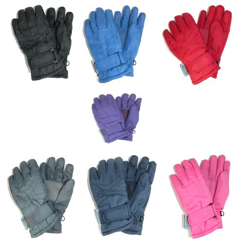 Image of CTM Toddlers Thinsulate Lined Water Resistant Winter Gloves