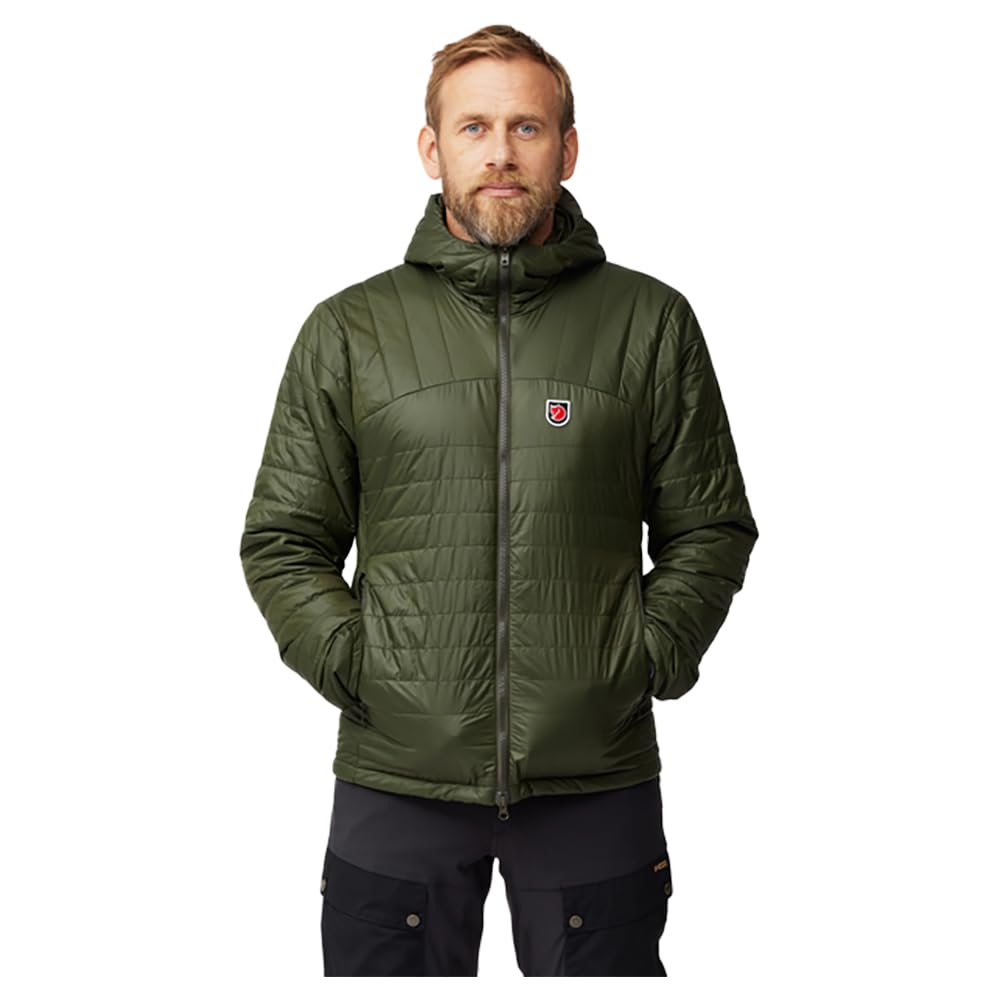 Fjallraven 12500157-662 Expedition X-Lätt Hoodie M Sweatshirt Men's Deep Forest Size S