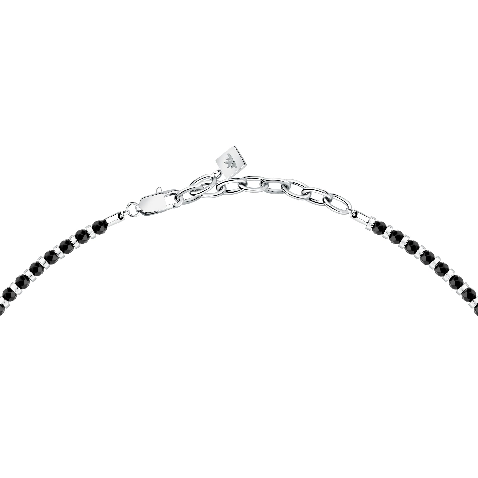 Morellato Collana Uomo in Acciaio, Agata Naturale, Collezione Pietre - S1728