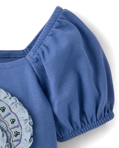 Image of Gymboree Girls' and Toddler Puff Sleeve Embroidered T-Shirt