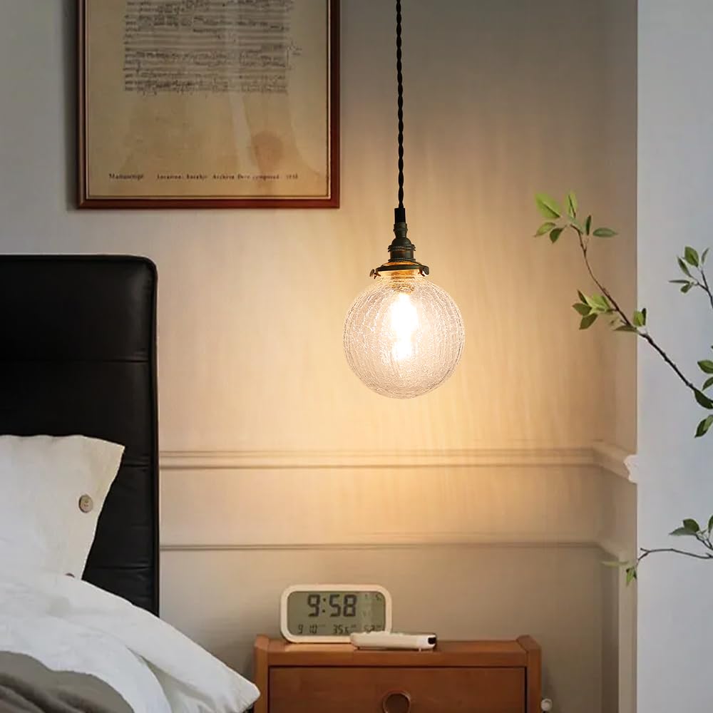 Amazon.co.jp : Cerdeco 懐かしく、新しい灯り ガラス製ペンダント