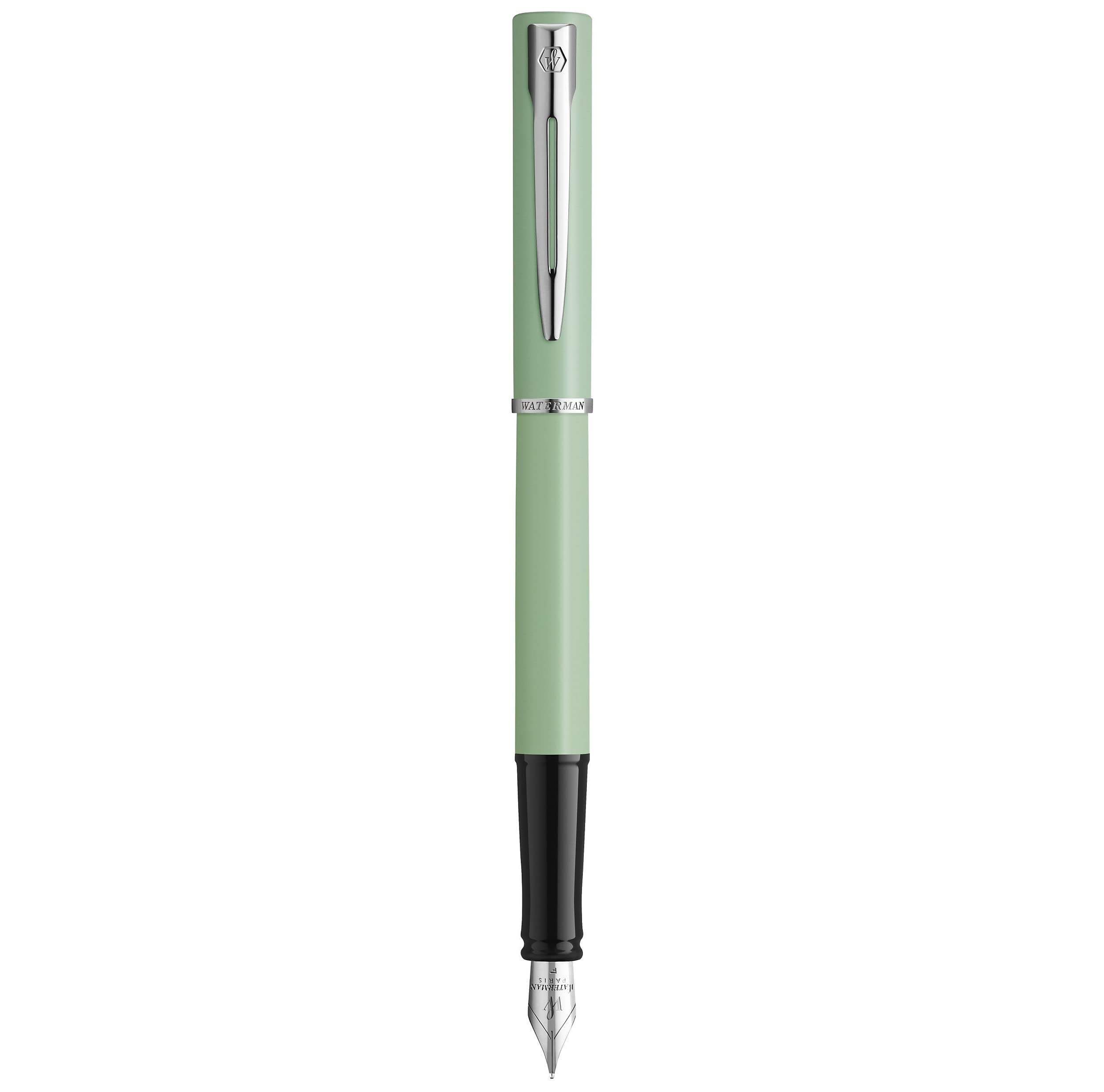 Waterman Allure stylo plume - Vernis vert menthe mat - Plume fine - Coffret cadeau