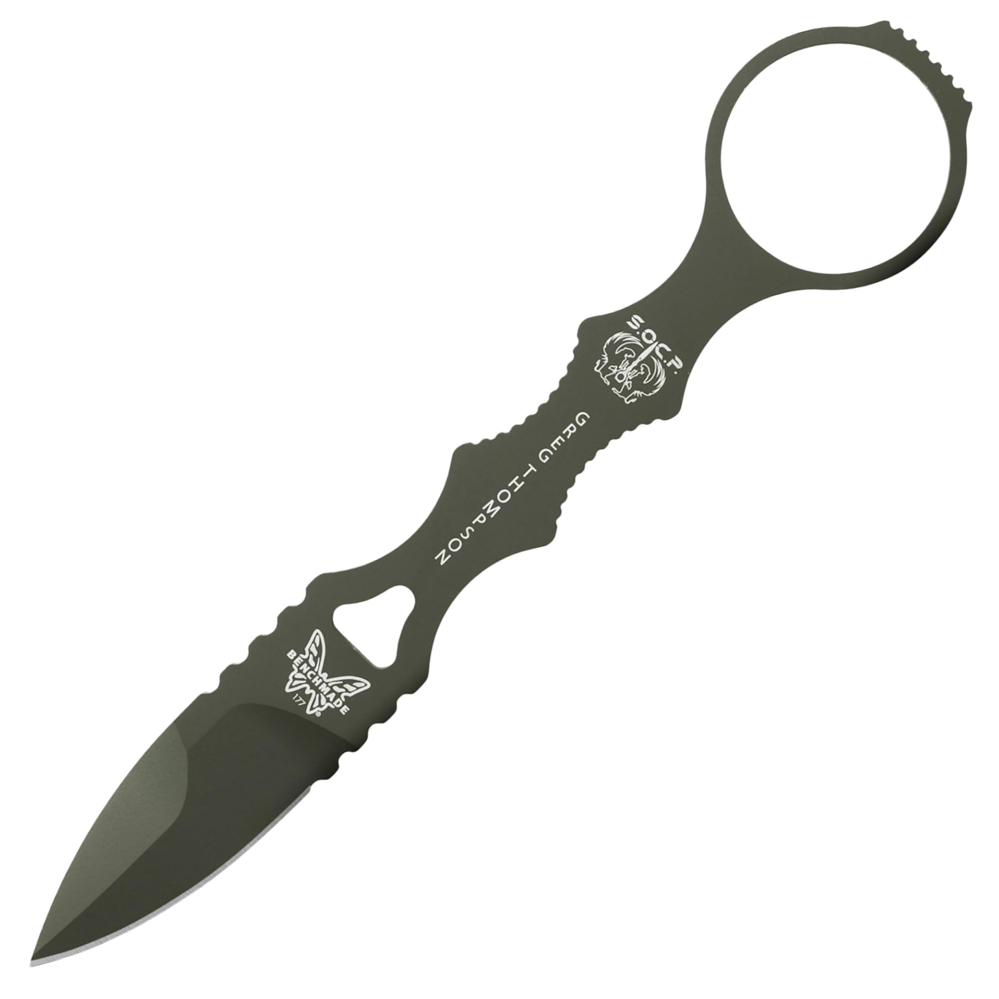 Amazon.com: Benchmade SOCP Mini Dagger Tactical Spear-Point Blade 