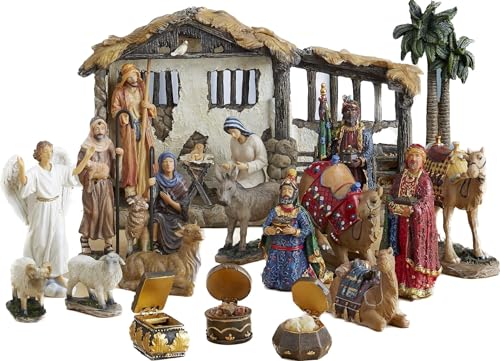 Three Kings Gifts Nativity Set for Christmas Indoor 23...