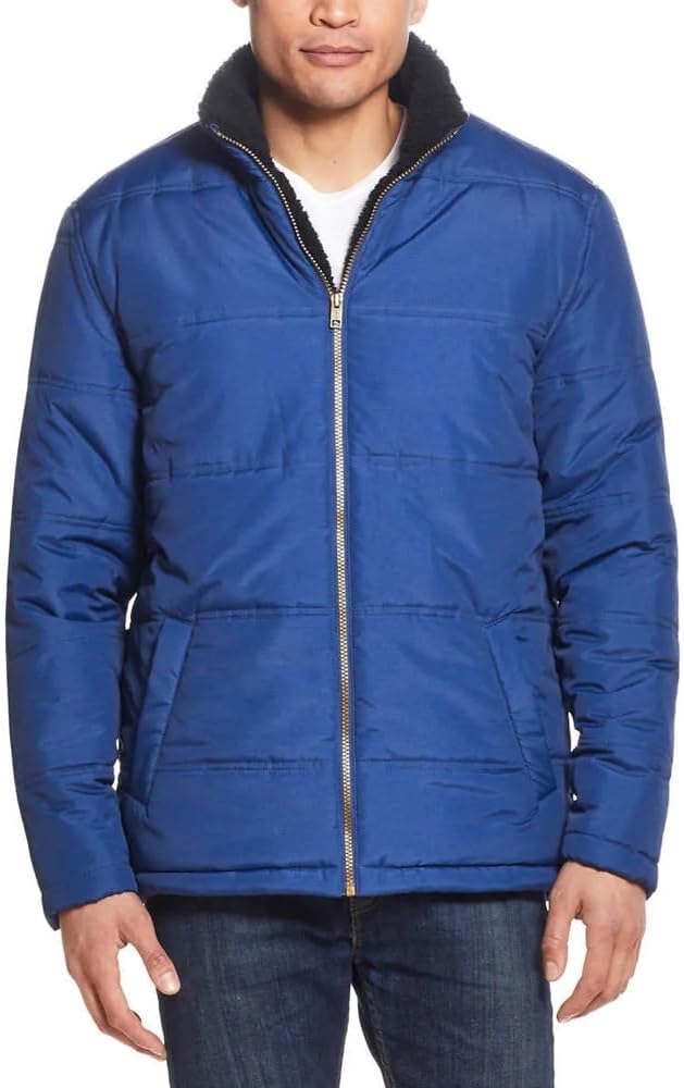 Weatherproof Vintage Men's Sherpa Lined Puffer Jacket