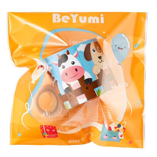 Image of BeYumi Farm Animals Border Trim - 65ft Back to School Farm Animals Straight Rolled Border Trim Cute Cartoon Animal Bulletin Board Set School Classroom Office Farmhouse Chalkboard Party Holiday Decor