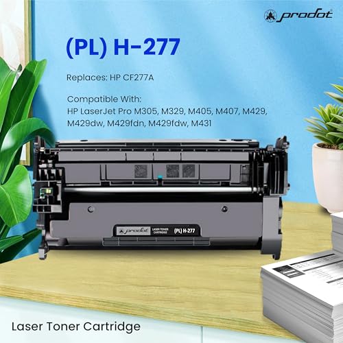 Image of ProDot 277 Toner Cartridge Replaces HP CF277A Compatible with HP M305 /M329dw /M405 /M407 /M429 /M429dw /M429fdn /M429fdw /M431 I 3100 Page Yield I 1 Year Warranty (1 PC)