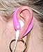 EARBUDi Flex - Compatible with Your Apple iPhone Wired EarPods | Attaches to Your Wired EarPods for iPhone Models | (Pink)