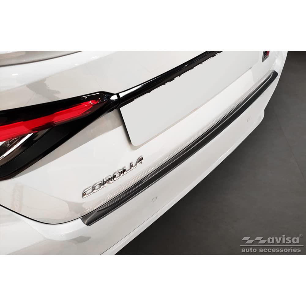 AVISA Protezione Paraurti Posteriore Per Toyota Corolla Hatchback 2019+ – Acciaio Inox Spazzolato Argento - 2