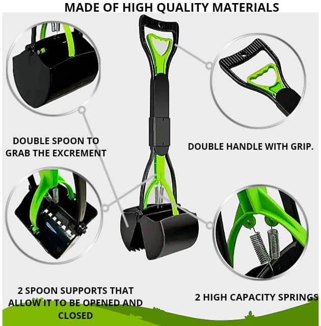 POOPER-SCOOPERSay-goodbye-to-your-dogs-unpleasant-odors-and-poop-The-state-of-The-art-poop-scooper-is-designed-to-pick-up-p-VERDE - Cucciolini Doodles   POOPER-SCOOPERSay-goodbye-to-your-dogs-unpleasant-odors-and-poop-The-state-of-The-art-poop-scooper-is-designed-to-pick-up-p-VERDE