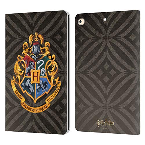 Head Case Designs Officially Licensed Harry Potter Hogwarts Crest Prisoner Of Azkaban I Leather Book Wallet Case Cover Compatible With Apple iPad 9.7 2017 / iPad 9.7 2018