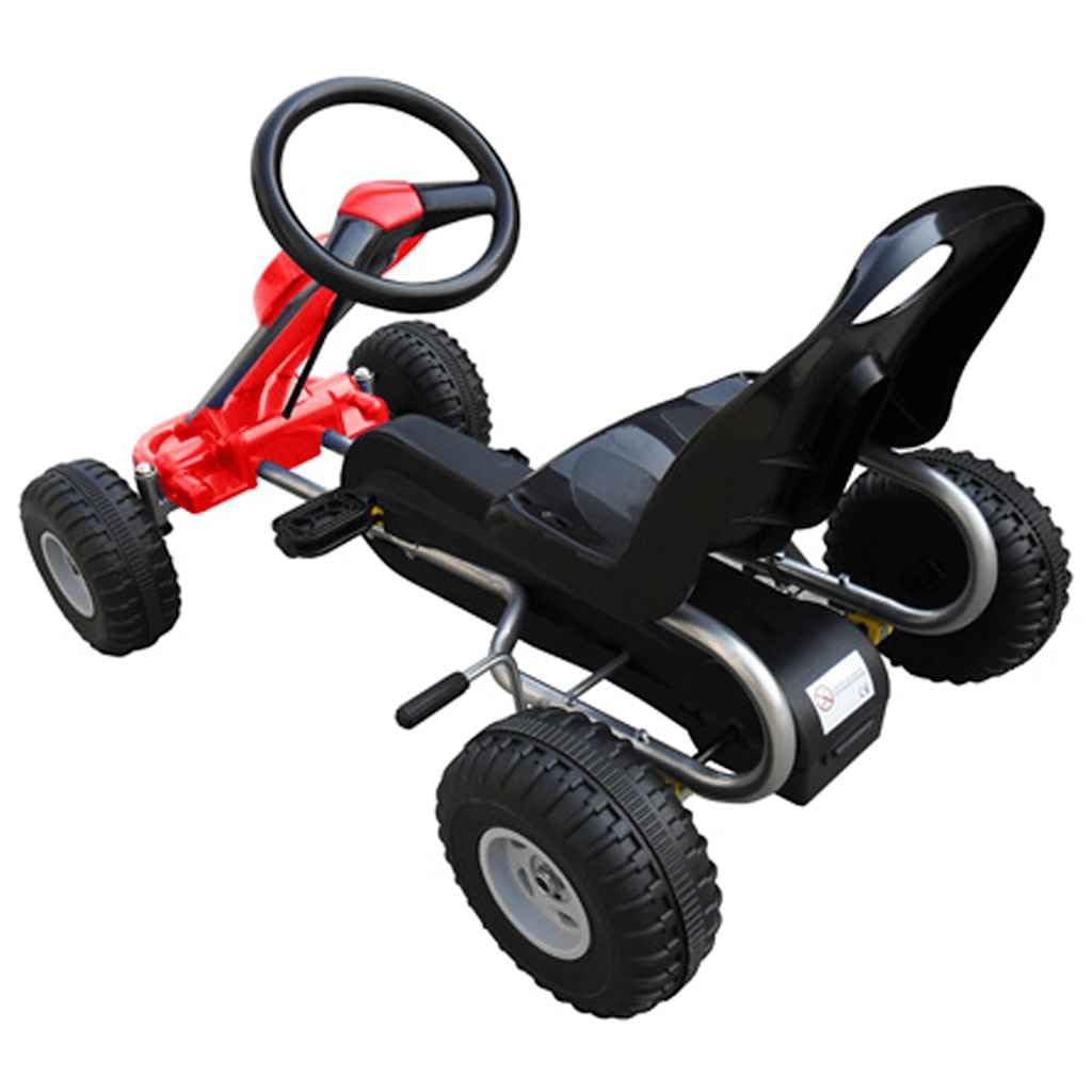 Mangloder - Gokart a pedale per bambini, con ruota libera commutabile, asse oscillante e catena chiusa, per bambini dai 3 ai 5 anni, guida stabile, adatto per giardino e parco giochi, max 30 kg