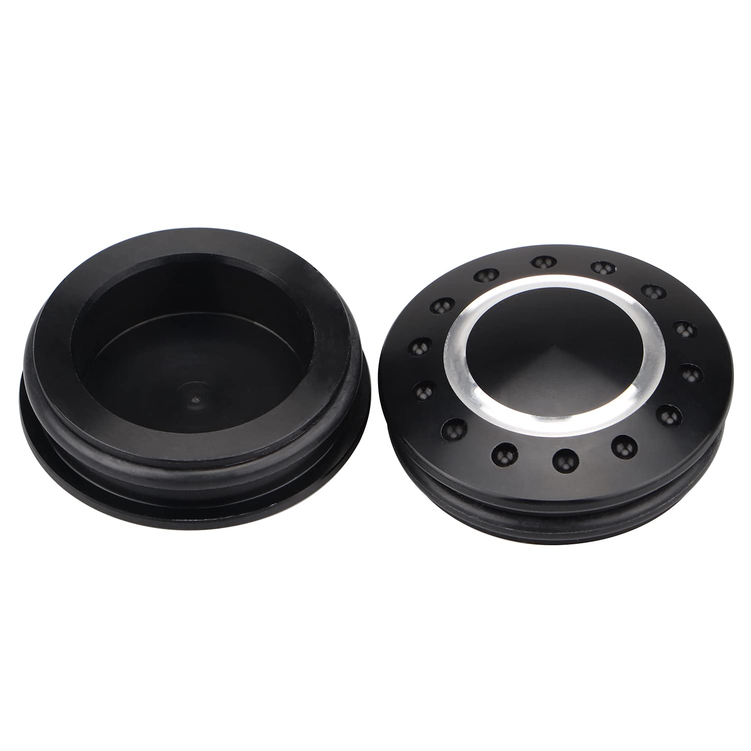Cache de boulon de bras oscillant CNC pour Harley Street Rod Night Rod Special V-Rod VRSCAW Muscle VRSCF 2006-2017 - Noir