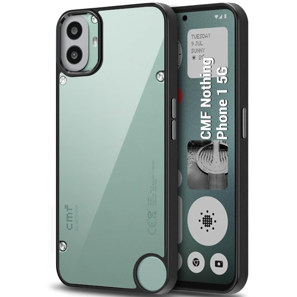 TheGiftKart Shockproof Hybrid Metallic Camera Ring Nothing CMF