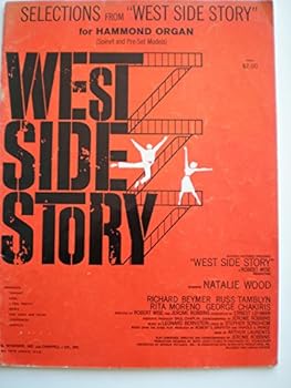 Paperback 2434 SELECTIONS from WEST SIDE STORY for Hammond Organ (Spinet and Pre-Set Models) Book