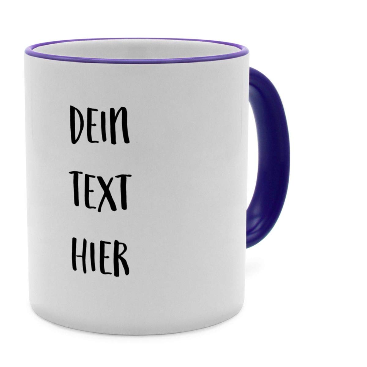 PhotoFancy Personalisierte Tasse mit Text beschriften