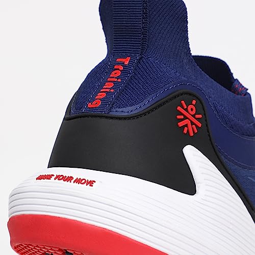 Image of Men's Crosstrain Training Shoes, Mesh Upper, Enhanced Grip, Multi-Directional Flexibility, Pull Tabs, Lace-Up, High Energy Return, Sporty Footwear for Men