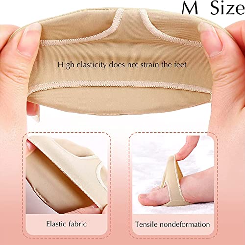 Image of SooGree Ball of Foot Cushions 2 Pairs Metatarsal Pads for Women Men Foot Pads Soft Gel Forefoot Pads of Soft Fabric - Prevent Pain and Discomfort