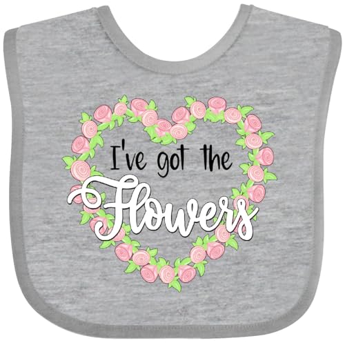 inktastic I've Got the Flowers- Wedding Party Baby Bib