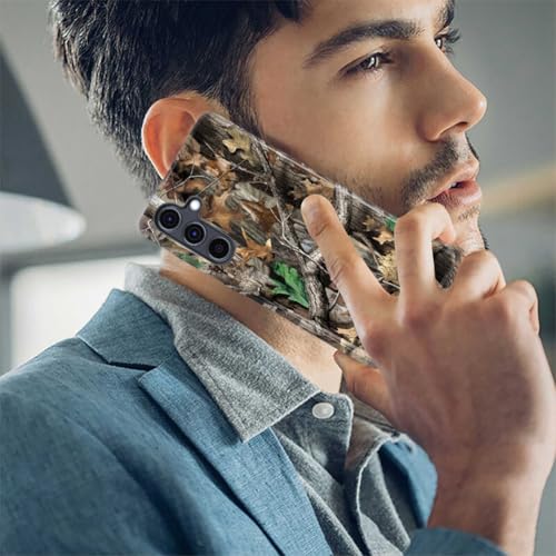 WQIOICNXK Compatible for Samsung Galaxy A36 5G Case,Individualized and Distinctive Double Layer Protection Shockproof Phone Cover for Women Men Girl Boy,Camouflage Forest by WQIOICNXK - Used condition - Image 6