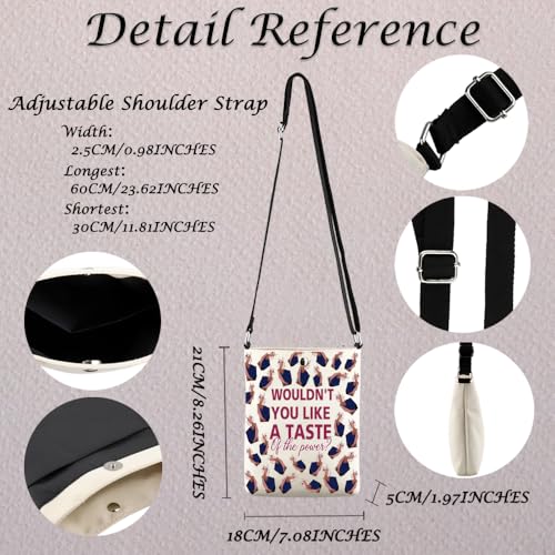Image of MNIGIU Musical Inspired Gift Musical Crossbody Bag Musical Merch For Musical Lover